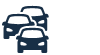 Icon mit drei Autos stellvertreten